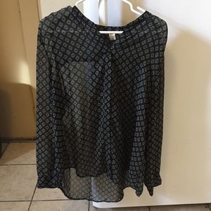 Sheer blouse